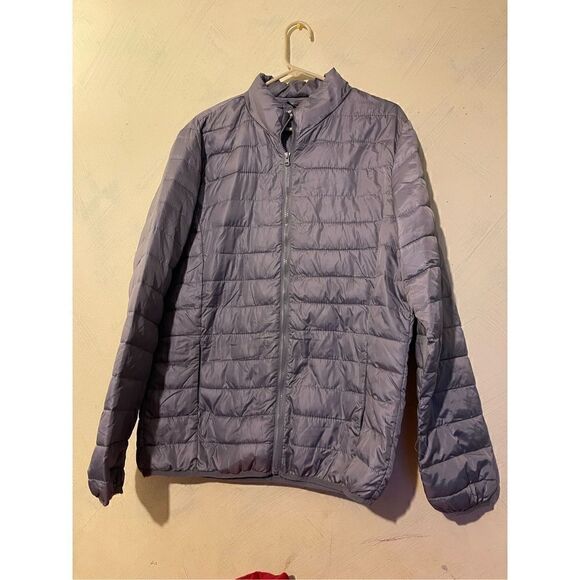 Jackson Hole Gray Outerwear Packable Puffer Jacket XL Full Zip - Picture 2 of 8